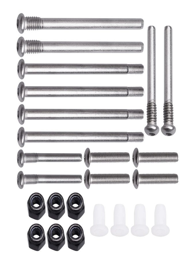 CrazyHobby 4PCS Aluminum Front & Rear Suspension A-Arms Set and Tie Bar for 1/10 Traxxas Slash 2WD Upgrades Parts, Replacement of 2555 3631 2532 (Red) - Image 2